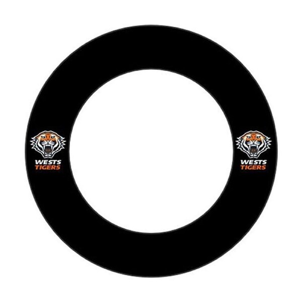 NRL West Tigers Dartboard Surround Western Team Dessign Universal Fit