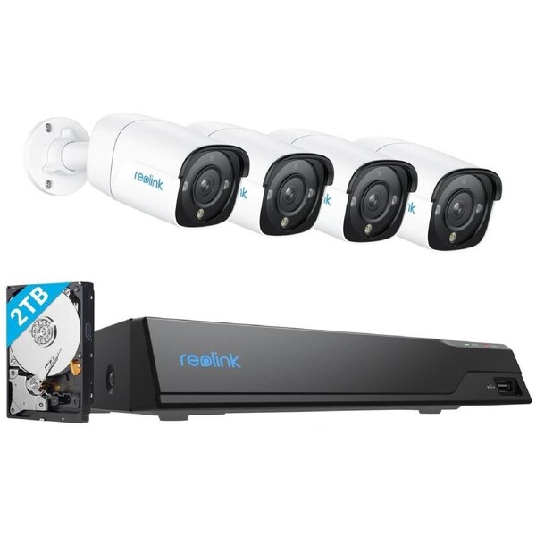 Reolink 12MP Security System with Color Night Vision