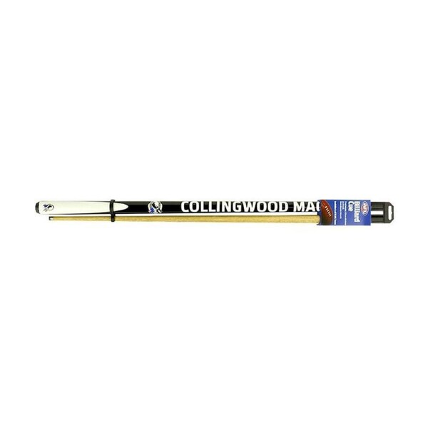AFL 2-Piece Cue Collingwood Ash Shaft 10mm Elkmaster Tip Billiards/Pool