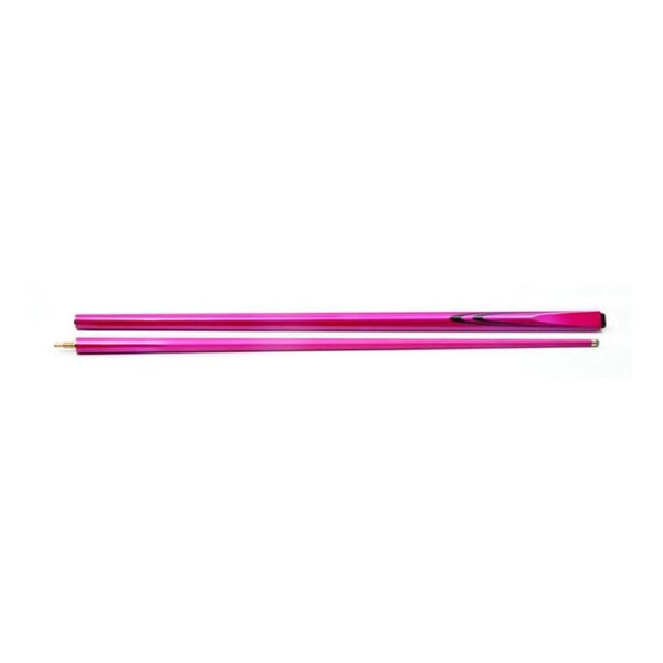 Cuemaster Pink 2-Piece Cue Metallic Finish 57 inch Billiards/Pool/Snooker