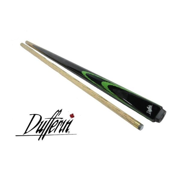 Dufferin S101 2-Piece Cue Green 9mm Elkmaster Tip 57 inch Billiards/Pool