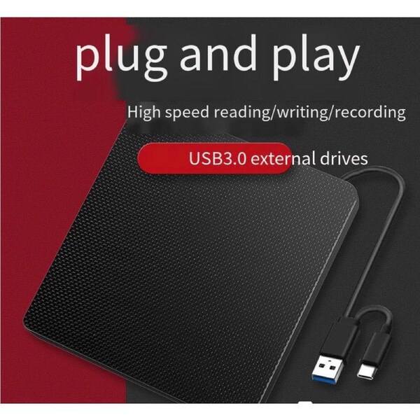 USB+typeC external DVD burner multifunctional laptop universal external USB external optical drive
