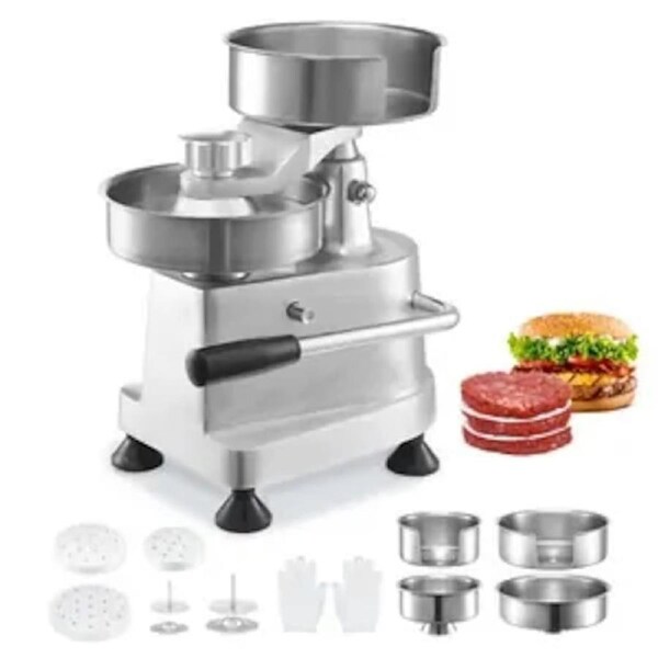 Commercial Burger Patty Maker Press Machine 4"/5"/6" Hamburger Forming Tool