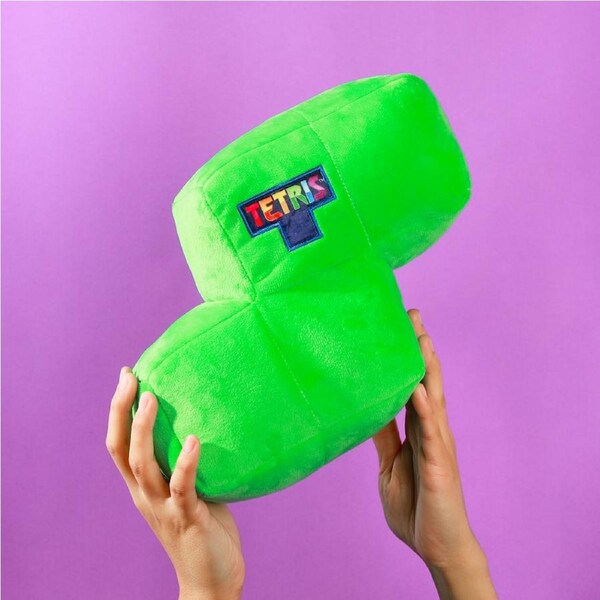 Tetris Block Cushion Green