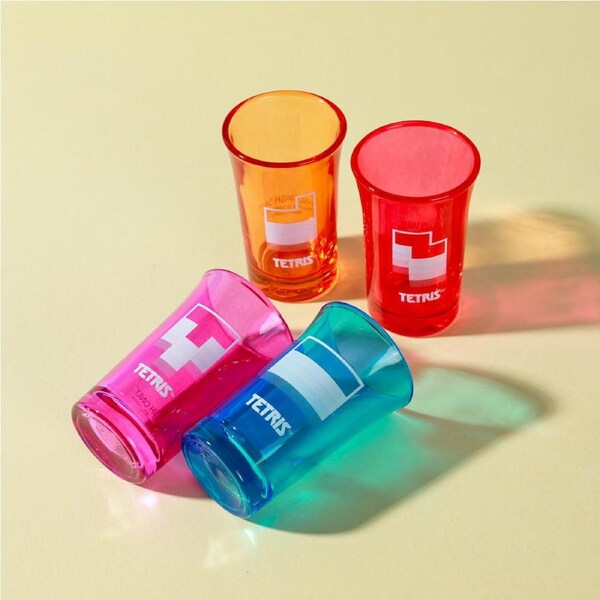 Tetris 35mL Shot Glasses - 4 Pack