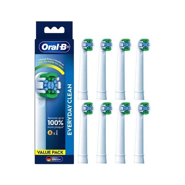 Oral-B Everyday Clean Brush Head Refills 8 Pack