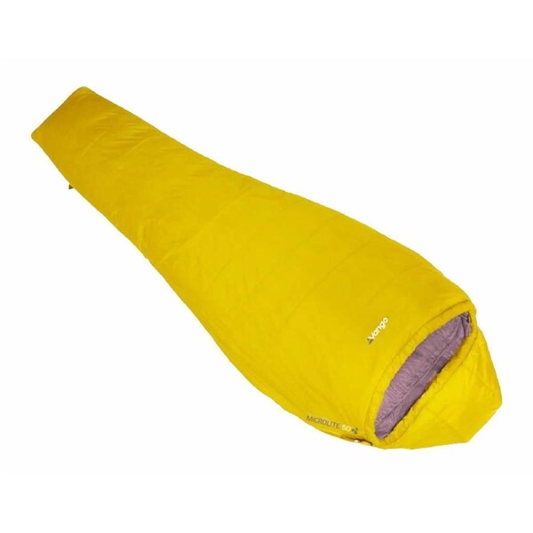 Vango Microlite 50 Camping & Hiking Sleeping Bag - Blazing Yellow