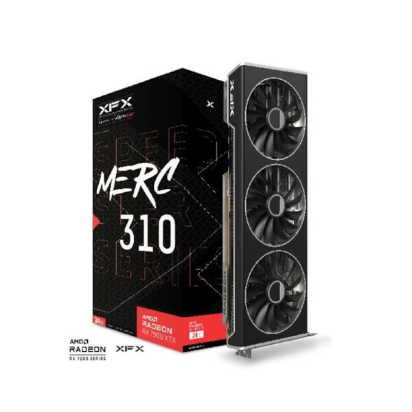 XFX Speedster MERC310 AMD Radeon RX 7900XTX BLACK Gaming Graphics Card