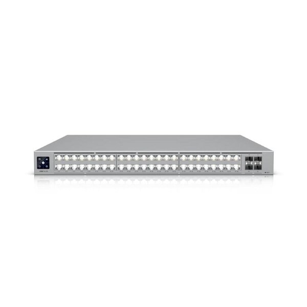 Ubiquiti Pro XG 48, Professional-grade, 48-port Layer 3 Etherlighting Switch, (32) 10 GbE, (16) 2.5 GbE, (4) 25G SFP28 Ports, DC Power Backup Ready