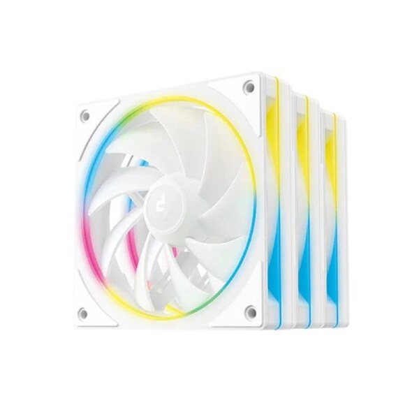 DeepCool FL12 SE WH 3 Pack 120mm Performance ARGB Fans , Hydro Bearing 120 120 25 mm(L W H)