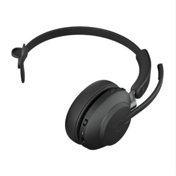 Jabra Evolve2 65 MS Mono Black Bluetooth Headset, Link 380 USB-A Passive