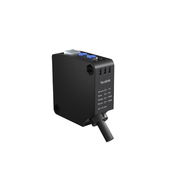 Yealink YPS20 Partition Sensor with GPIO Interface Designed for dividable meeting rooms, this sensor can detect and report the status of the curtain