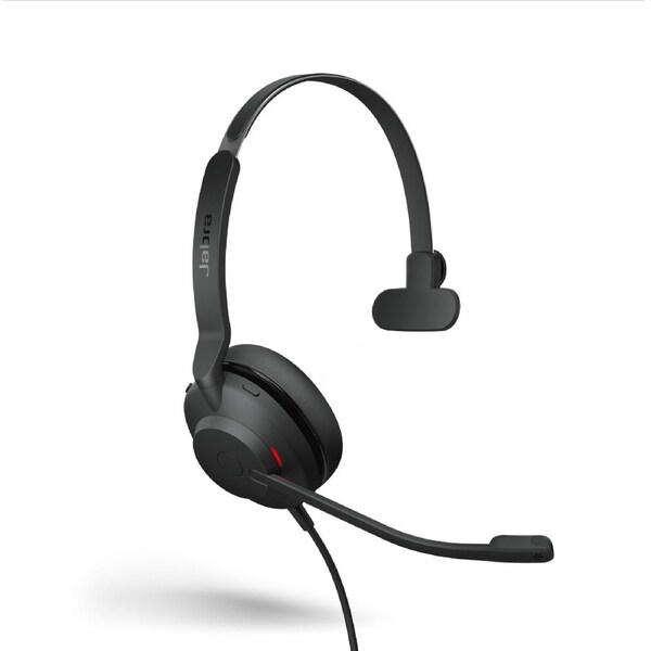 Jabra Evolve2 30 SE Wired USB-C/A UC Mono Headset, Lightweight & Durable, Noise