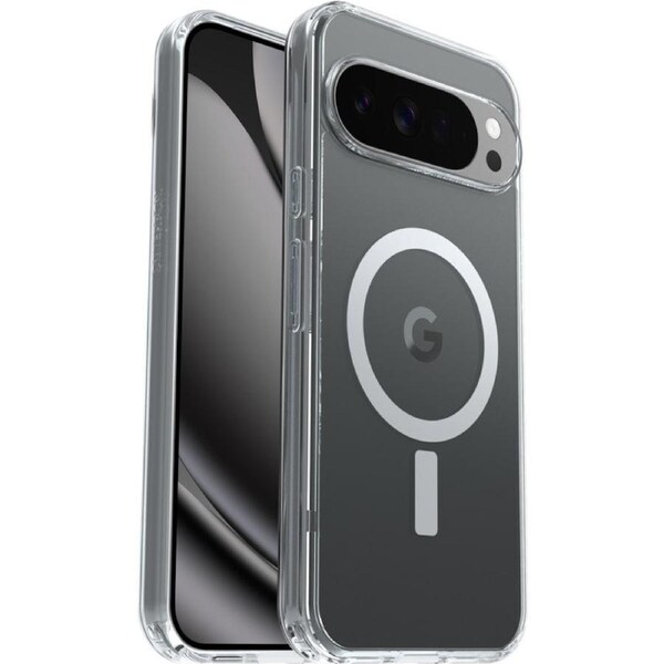 OtterBox Symmetry Clear Magnets Google Pixel 10/Pixel 10 Pro - Case Clear (77-98095), DROP+ 3X Military Standard, 7 Years Warranty
