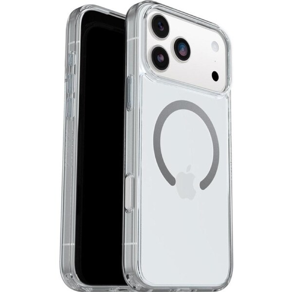 OtterBox Symmetry Clear MagSafe Apple iPhone 17 Pro Max (6.9') Case Clear - (77-98856), DROP+ 3X Military Standard, Raised Edges, 7 Years Warranty