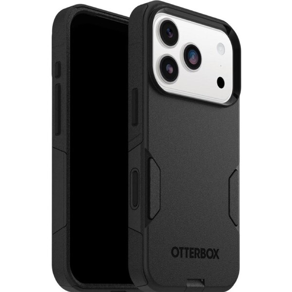 OtterBox Commuter Apple iPhone 17 Pro (6.3') Case Black - (77-98323), DROP+ 3X Military Standard, Pocket Friendly, Hassle-Free, 7 Years Warranty