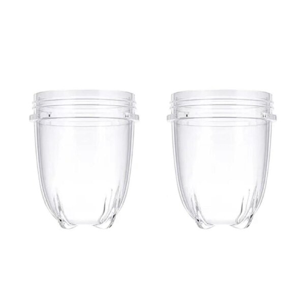 2 Pack 12oz Replacement Cups for 250W Magic Bullet Blender Juicers Mixer