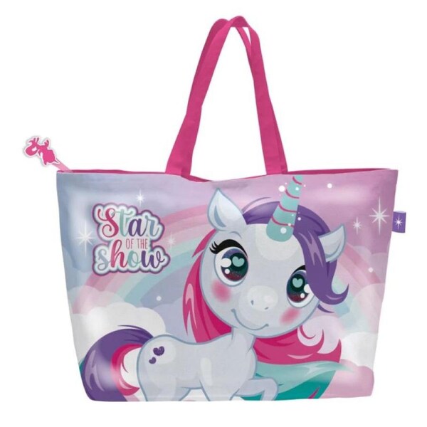 Unicorn Sparkle Kids Swimming Beach Bag 48cm