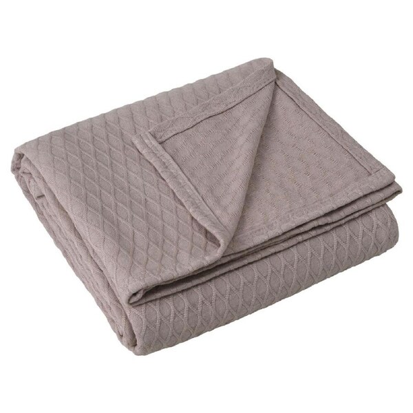 Onkaparinga Heirloom Bamboo Cotton Blanket Linen Double