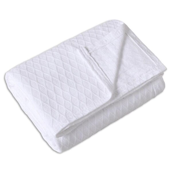 Onkaparinga Heirloom Bamboo Cotton Blanket White King
