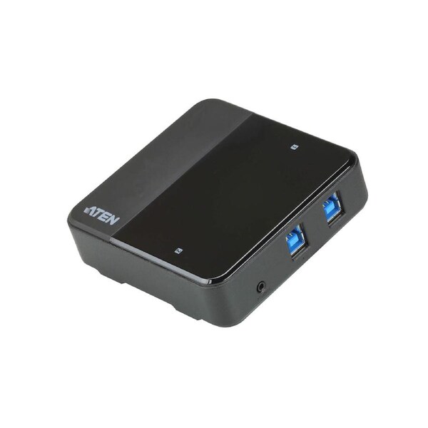 Aten Peripheral Switch 2x4 USB 3.1 Gen1, 2x PC, 4x USB 3.1 Gen1 Ports, Remote Port Selector, Plug and Play