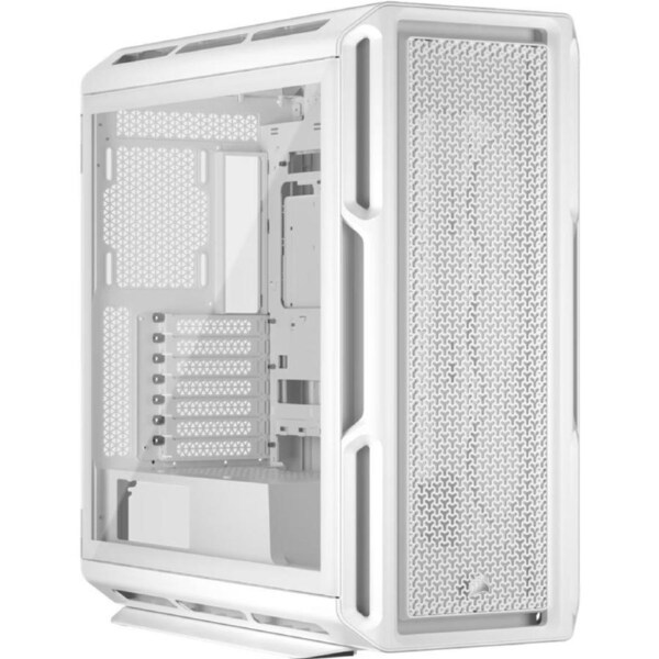Corsair 5000T Mid-Tower High-Performance PC Case - White, ATX, 450mm GPU, 250mm PSU, 170mm CPU cooler, 360mm rad, 1x USB-C 3.2 Gen 2