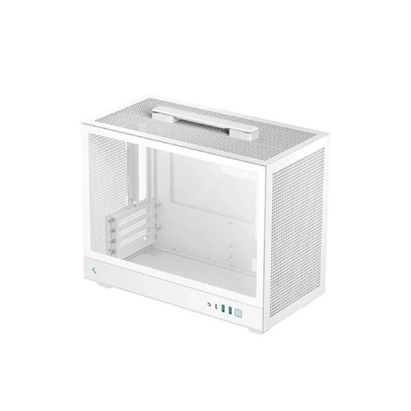 DeepCool CH160 PLUS WH Portable Micro-ATX Compact Case, USB3.0x2, Gen2 Type-C