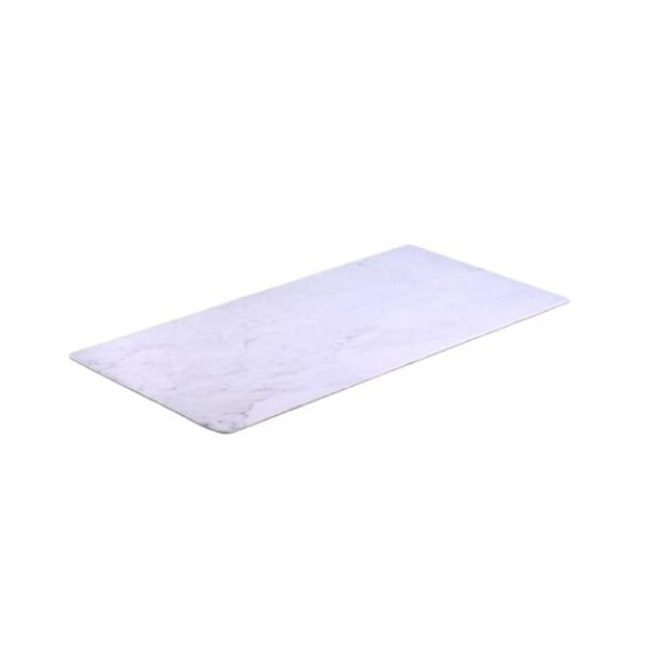Brateck MP10-1 800mmx400mm Stylish Desk Pad Marbled White, 800x400x4mm, reduces resistance and ensure easy mouse movements (LS)
