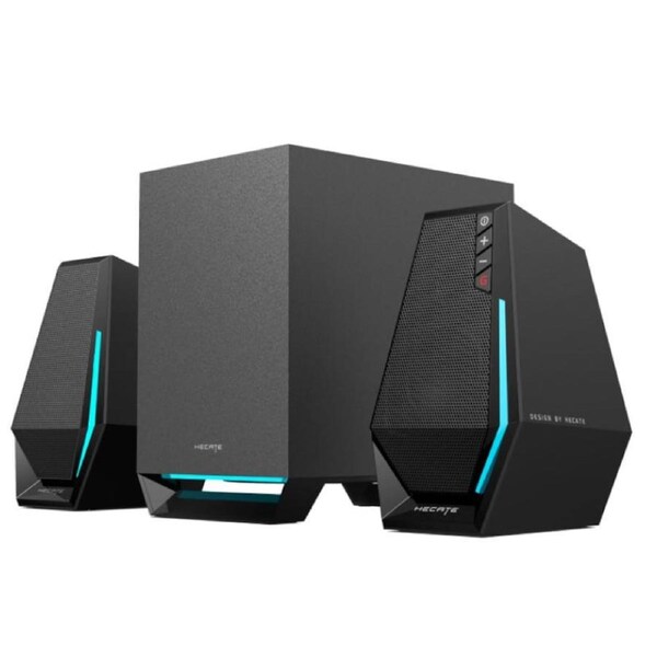 Edifier G1500 MAX 2.1 Wireless Gaming Speakers - 2.5' full range speaker driver unit and equipped with a 4' subwoofer for optimum bass