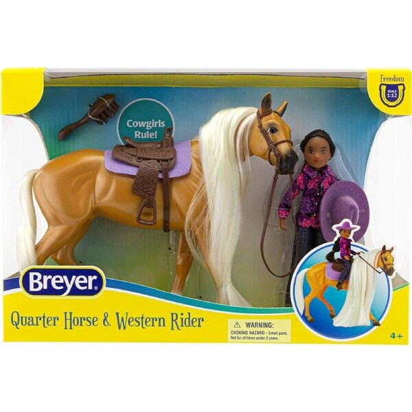 Breyer Freedom Charm Quarter Horse & Gabi Western Rider
