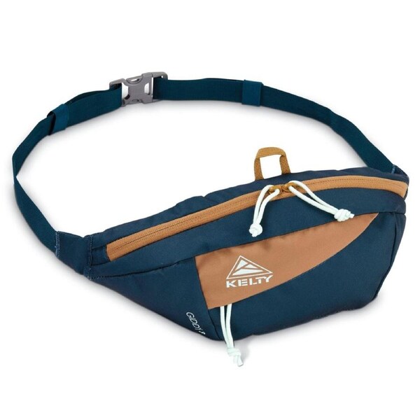KELTY Giddy 3 Slingbag 3L Crossbody Hip Pack Bag - Reflecting Pond/Dull Gold