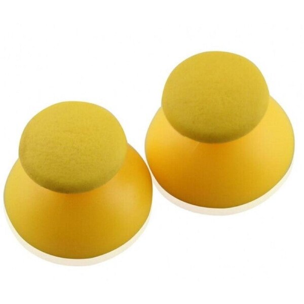 Pair of Yellow Analog Thumbstick Caps PS3 Playstation 3 Dual Shock Controller