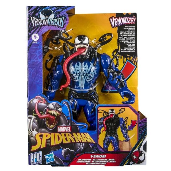 Marvel Spider-Man Venom Versus Venom Liquid Shifter Action Figure