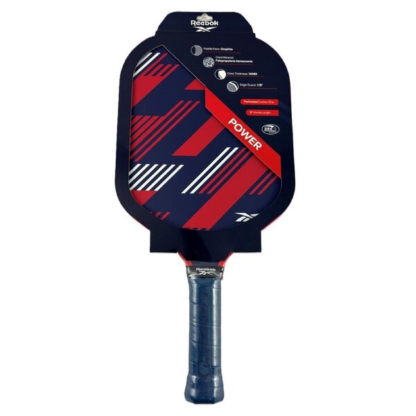 Reebok Graphite Face Pickleball Sport Paddle Racket 14mm Red/Black