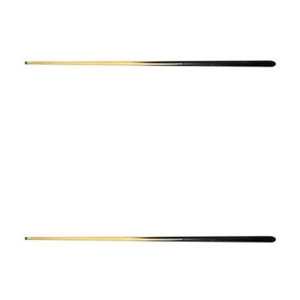 2PK Mitchell Maverick 1-Piece Cue 36" 11mm Screw in Tip Painted Butt Billiards