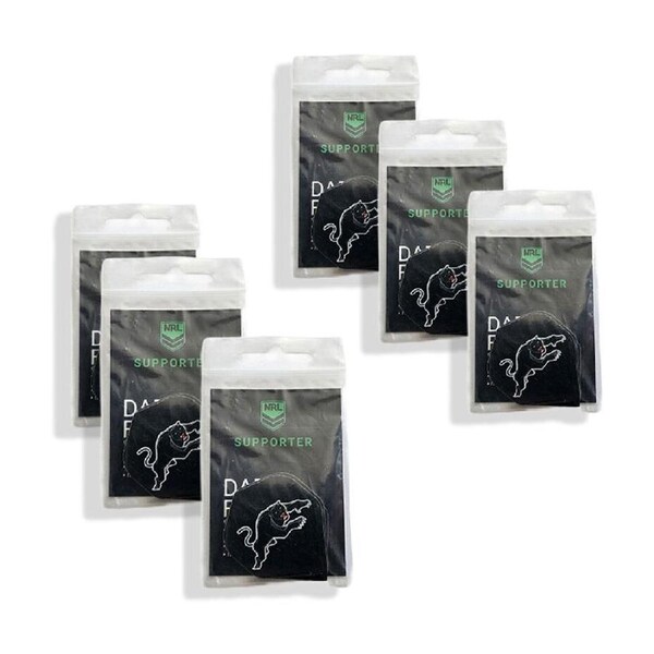 6x 3pc NRL Dart Flights Penrith Panthers Team Design Metronic Pack England Made