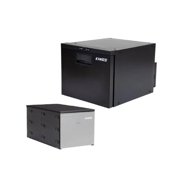 Kings 60L Stayzcool Drawer Fridge/Freezer 12V/24V 5 Yr Wnty+ Drawer Compartment