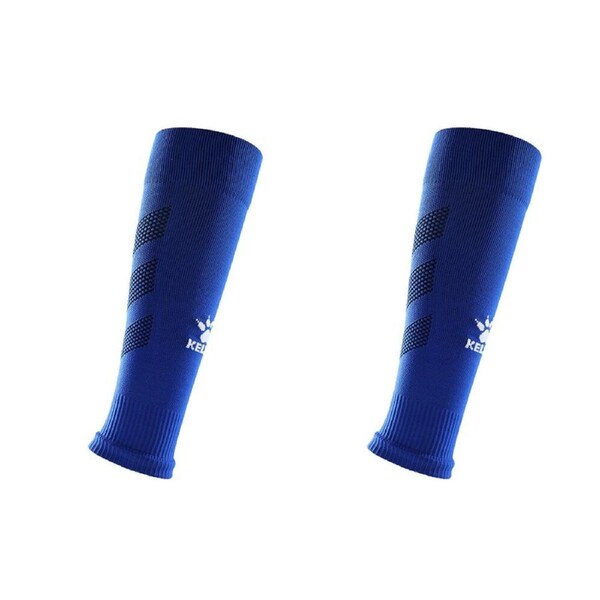 2PK Kelme Sport Footless Soccer Sock/Calf Grip Sock Compatable Royal Sky Blue