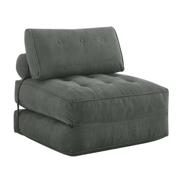 Helga Compressed Fold Out Sofa Bed Single Ash