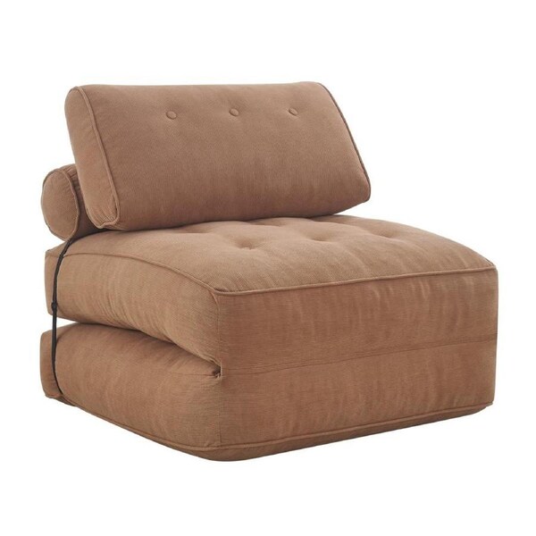 Helga Compressed Fold Out Sofa Bed Single Terracotta