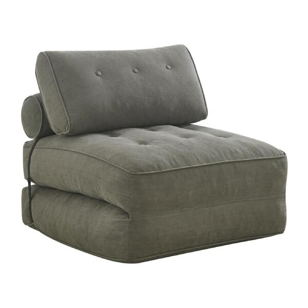 Helga Compressed Fold Out Sofa Bed Single Putty