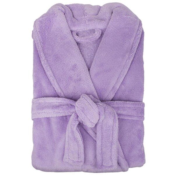 Bambury Retreat Microplush Bath Robe Lavender