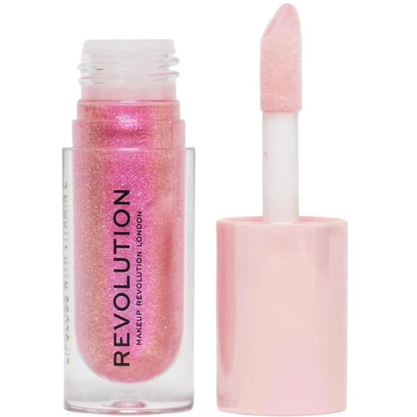 Makeup Revolution Shimmer Bomb Lip Gloss - Daydream Pink