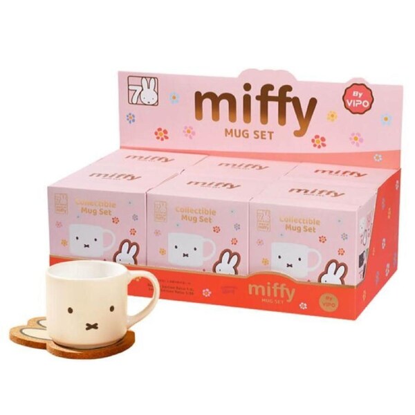 Miffy Blind Box Collectible Mug & Coaster Set (Single Box)