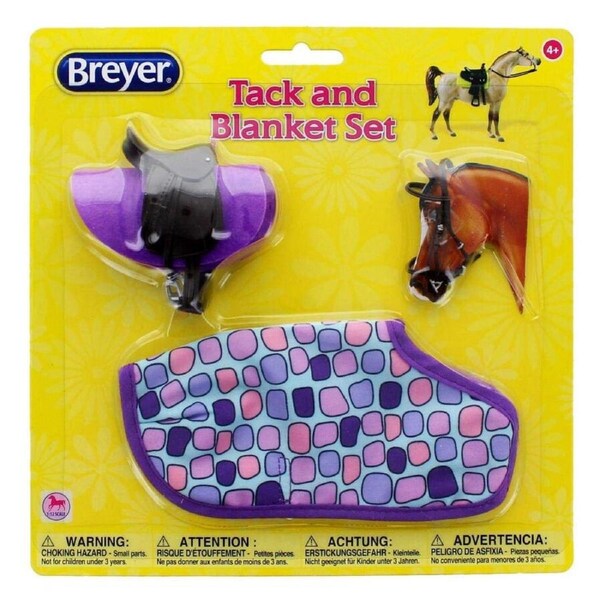Breyer Classics Tack & Blanket Set 1:12 SCALE - Purple