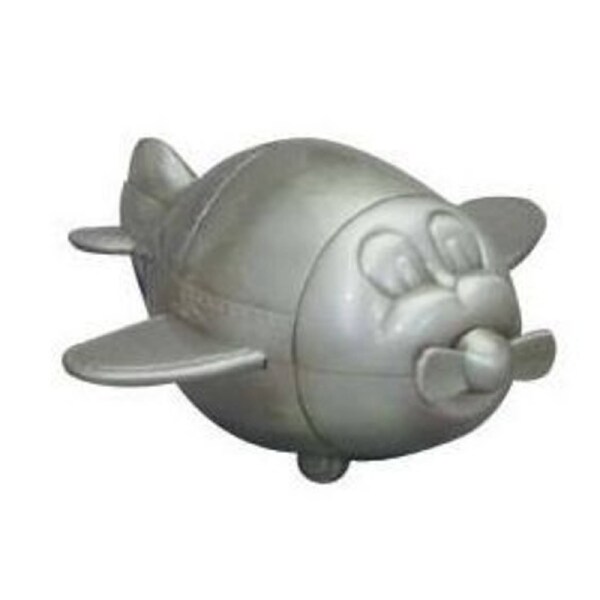 Russell Collection Money Bank - Pewter Finish Plane