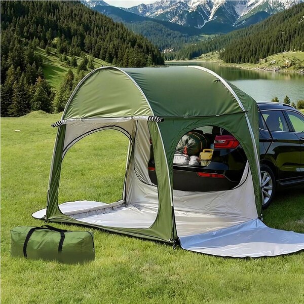 Weisshorn Camping Tent Car Rear Hatchback Tents Canopy Portable Outdoor Family