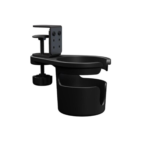 Drill-Free Desktop Cup Holder Stand Sturdy Plastic Anti-Slip Base Fits Mugs Cups