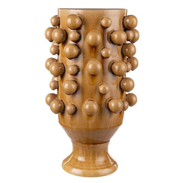 Amalfi Odin Vase Large 23x23x40cm - Mustard