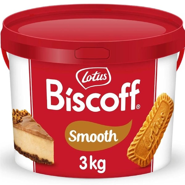 Lotus Biscoff Spread Smooth Caramel 3kg Bulk Tub